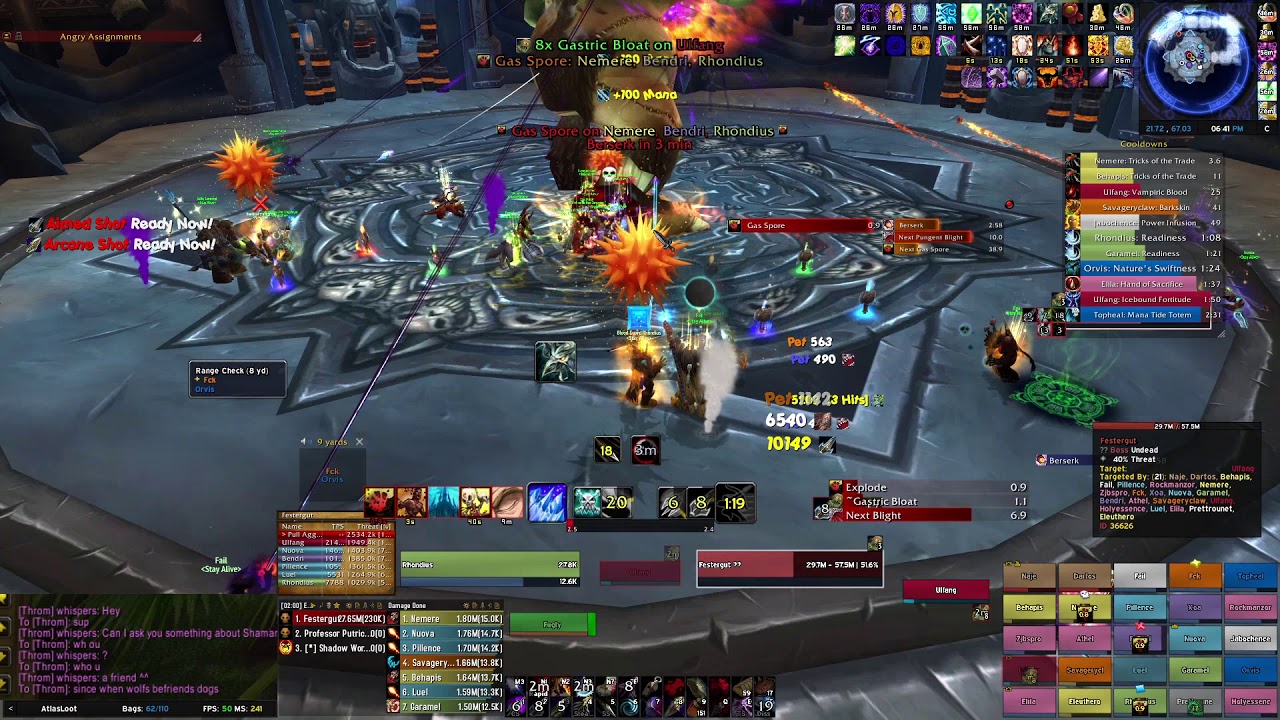 Warmane | Lordaeron | ICC 25 - Festergut Heroic | Hunter PoV