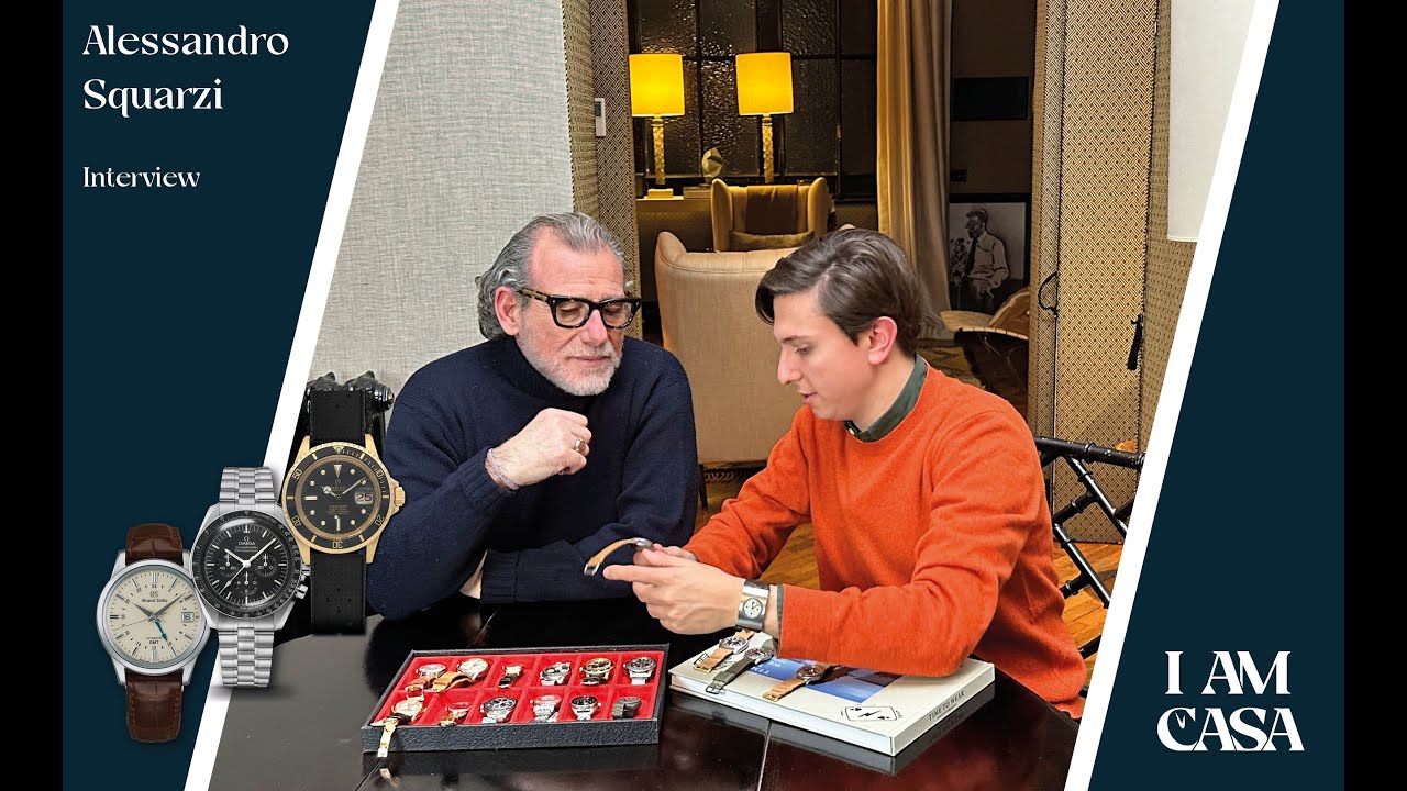 Alessandro Squarzi: orologi, tendenze, stile e storie su IamCasa - dal Daytona ai brutti anatroccoli