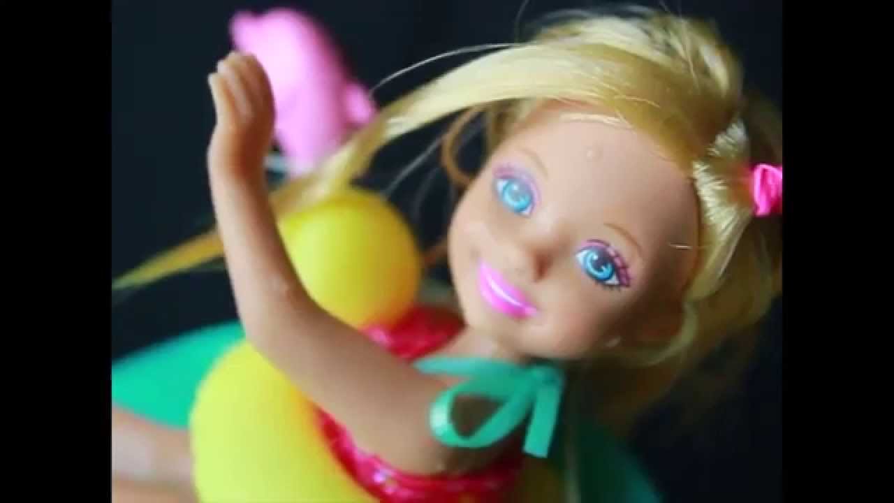 Barbie Flippin' Pup Pool Party Playset CDToys with cute puppies