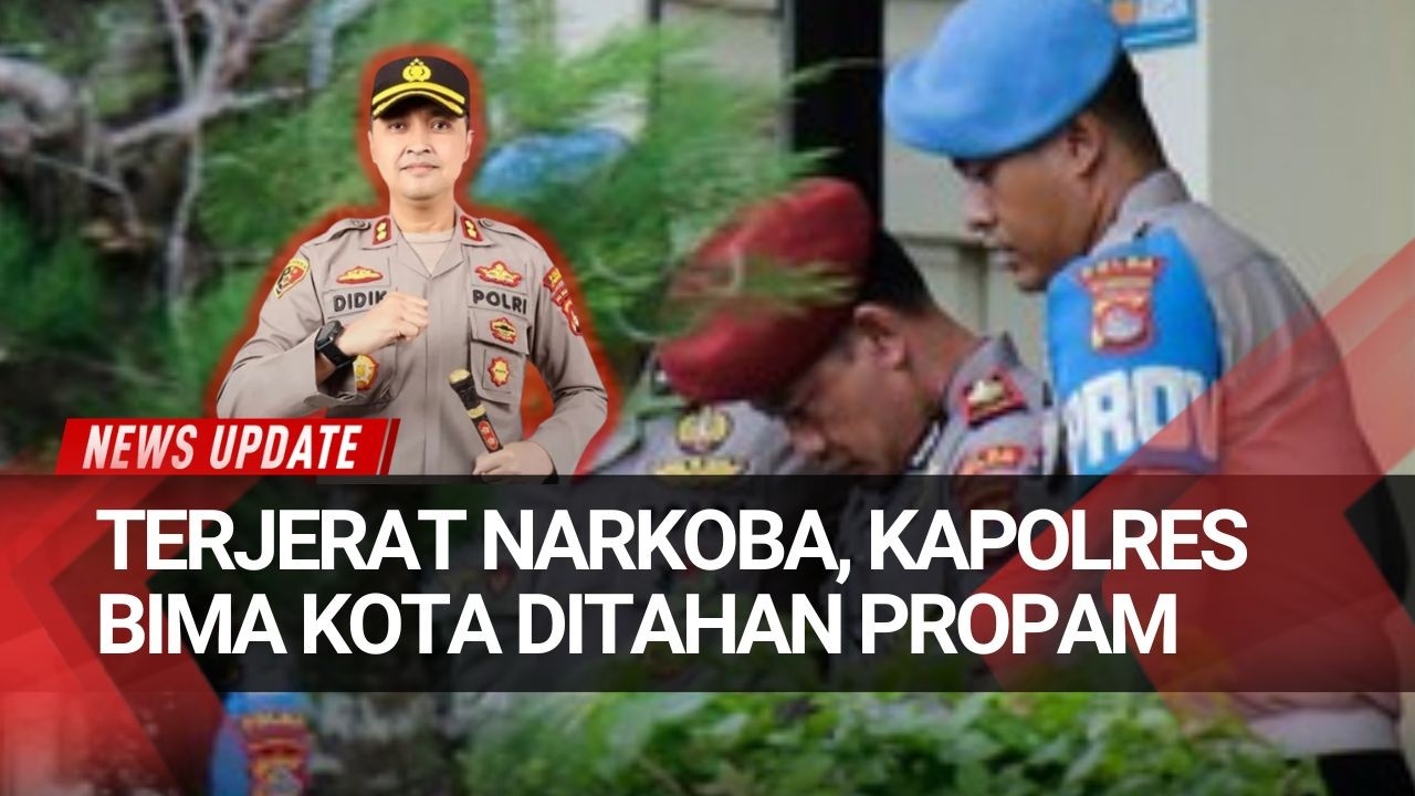 Jejaring Narkoba Terbongkar, Kapolres Bima Kota Ditahan Propam!