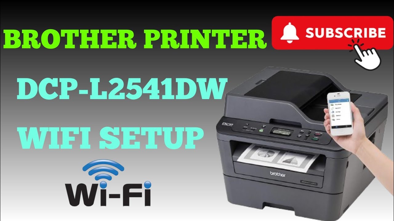 brother dcp-l2541dw printer me Wi-Fi kaise connect kare. how to connect wi-fi in brother printers.