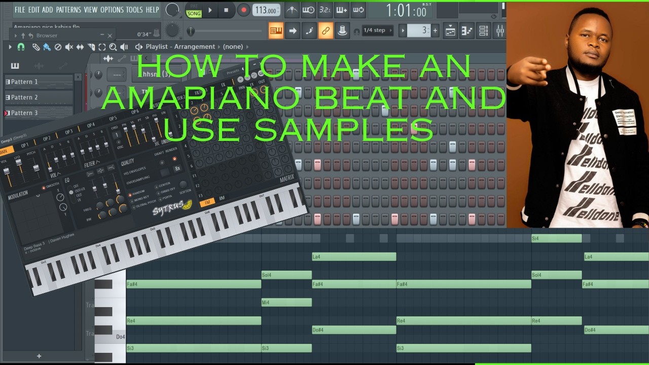 How to Make an Amapiano Beat and Use Samples in FL Studio.