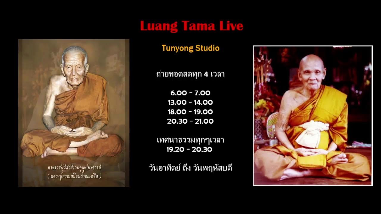 หลวงตาม้าถ่ายทอดสด วัดถ้ําเมืองนะ เชียงใหม่ Live Stream