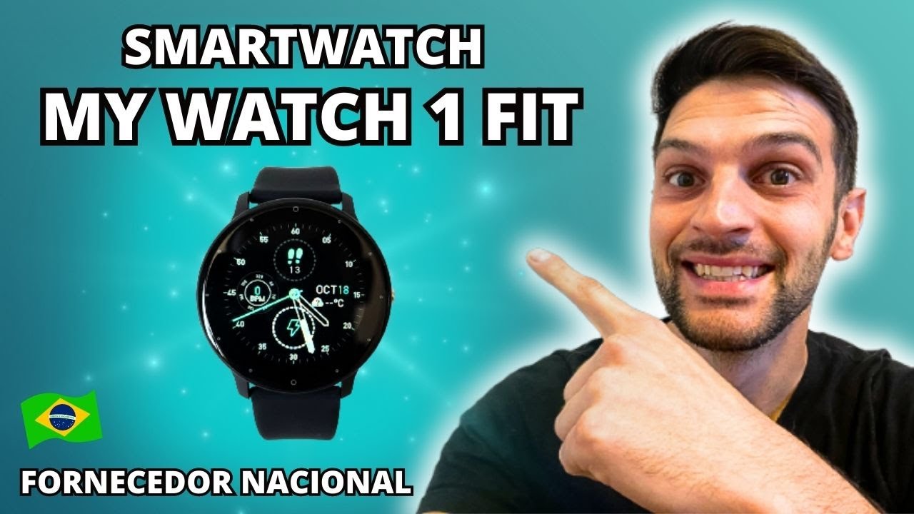 🚨SMARTWATCH BARATO PRA ATIVIDADE FÍSICA ACESSÍVEL E COMPLETO My Watch I Fit #Unboxing