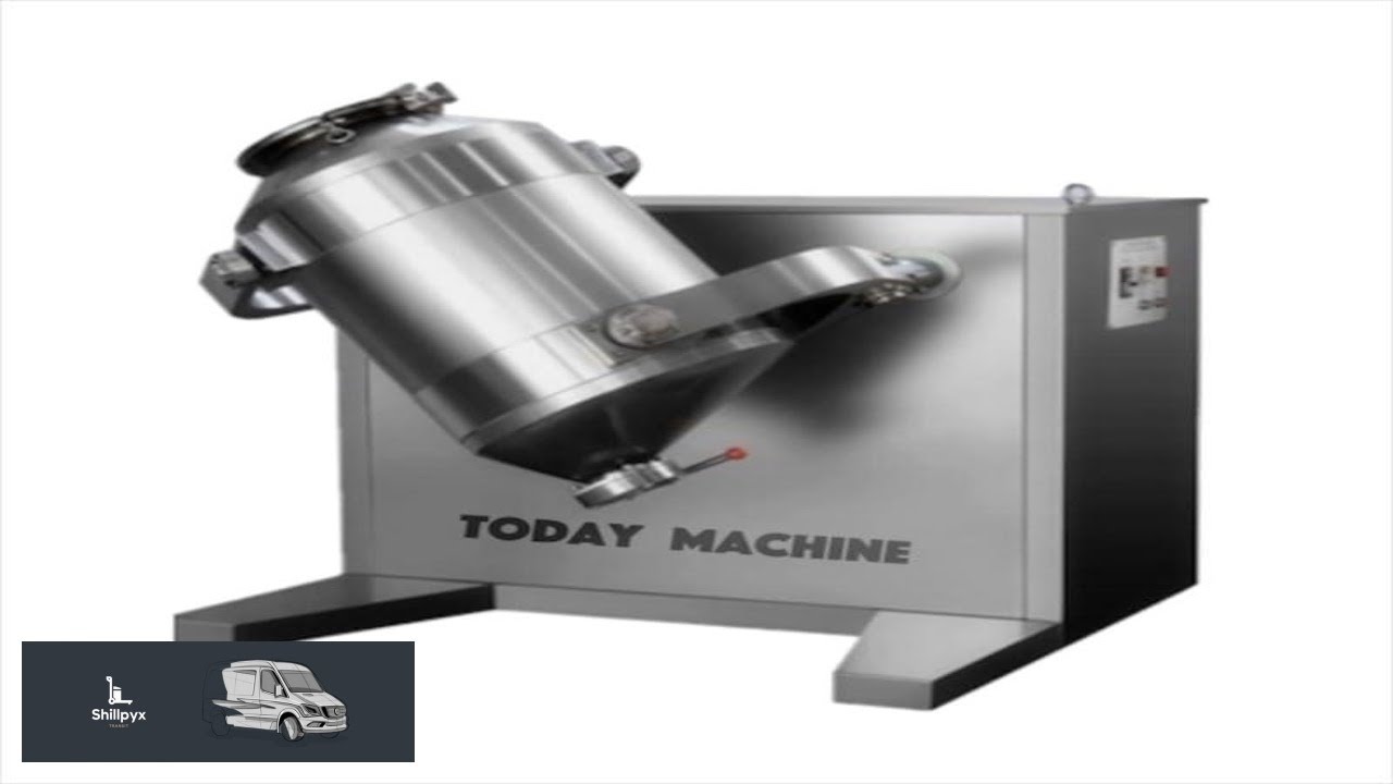 3D Rotating Drum Industrial Motion Mixer High Efficient Dry Powder Mixer Machine