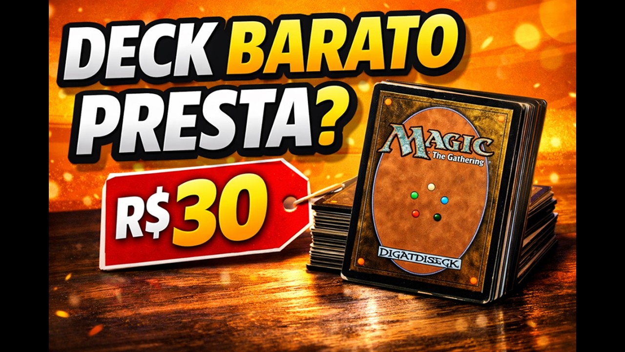 Comprei um deck de Magic por menos de R$30 na Shopee… vale a pena?