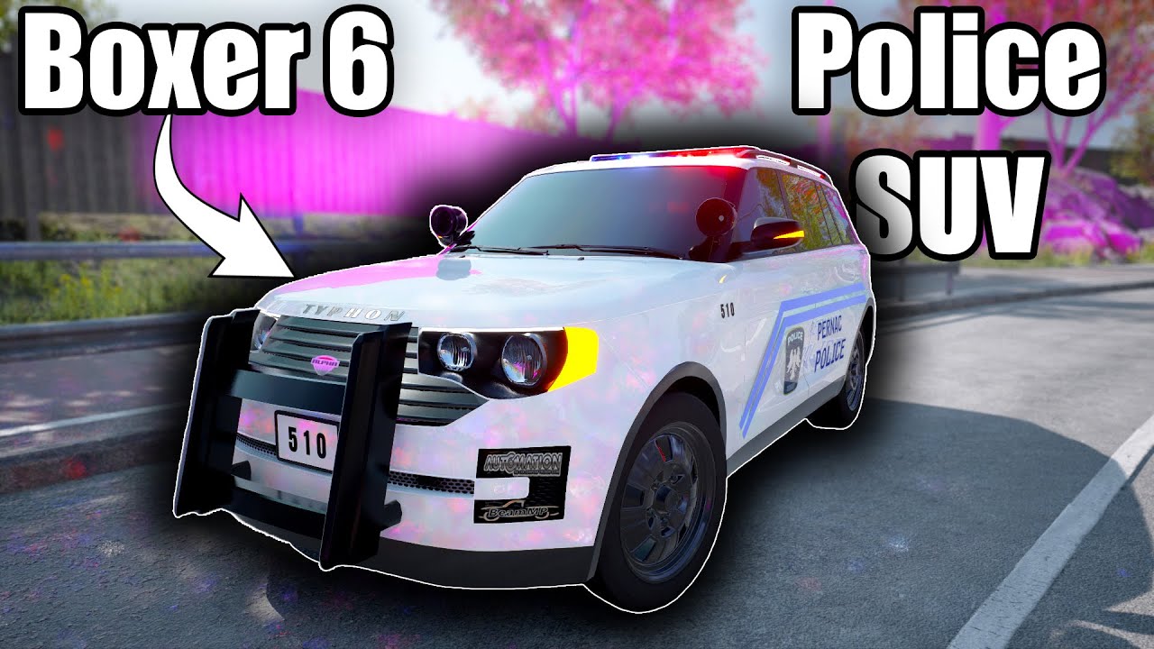 I Built a LARGE Police SUV... With a Boxer 6 Engine | Automation Game & BeamMP