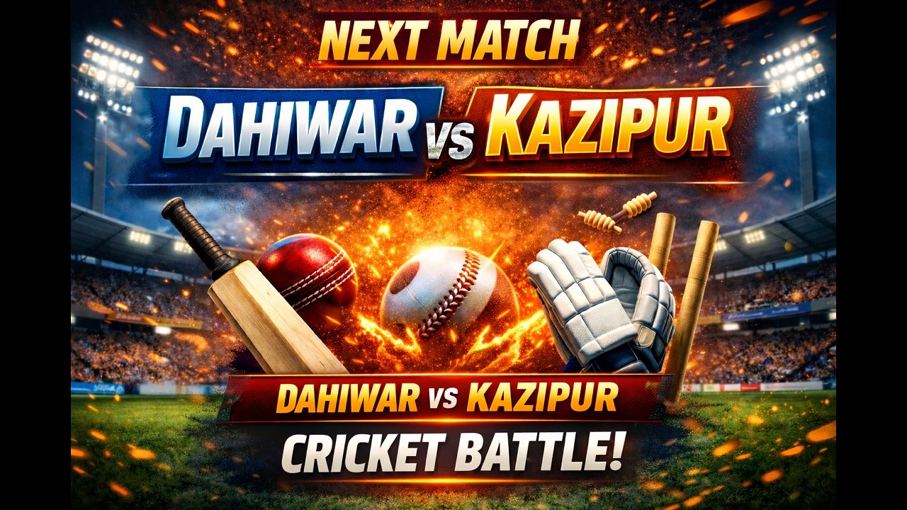 Dahiwar vs Kazipur | Full Match Highlights | Live Cricket Tournament 2026 | Dahiwar Cricket Match