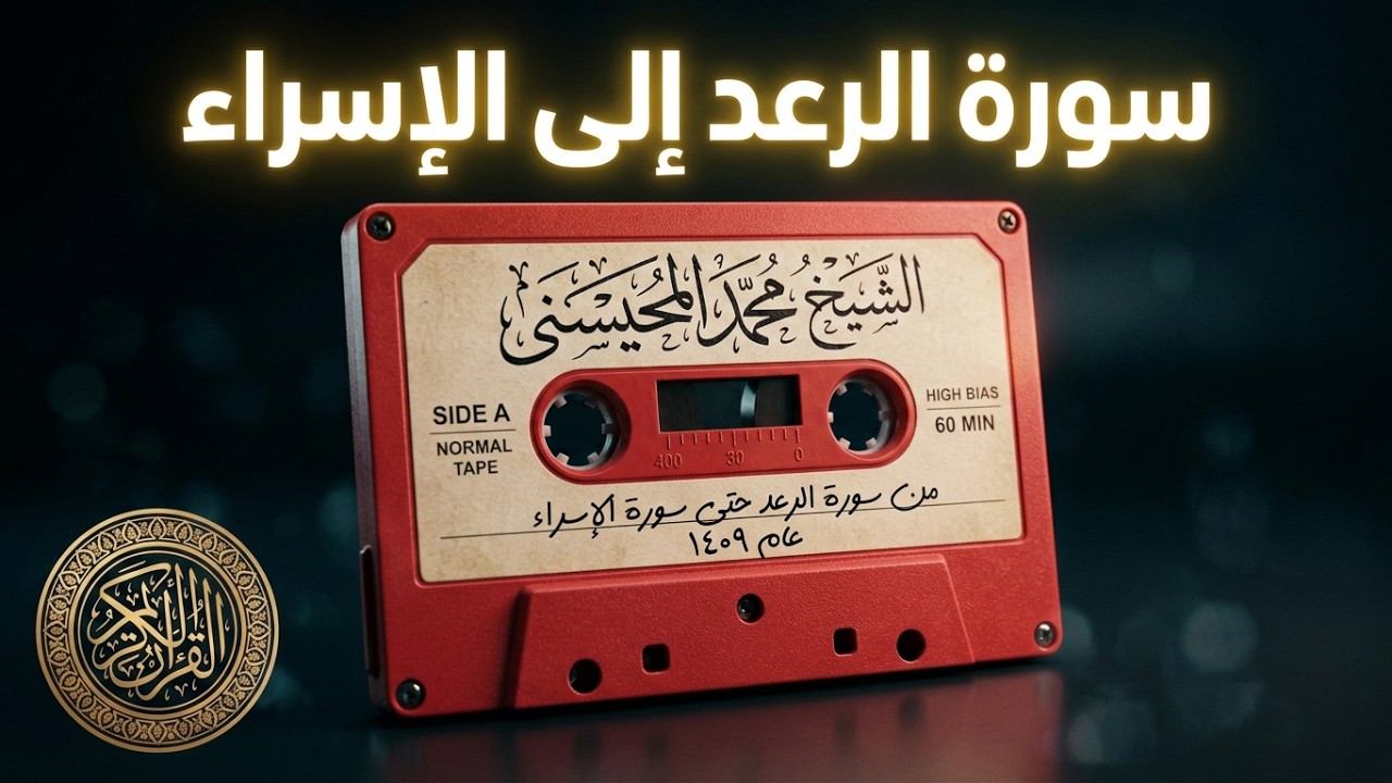 Simplified recitation by Sheikh Muhammad Al-Muhaisni from the Quran, tape seven, year 1409