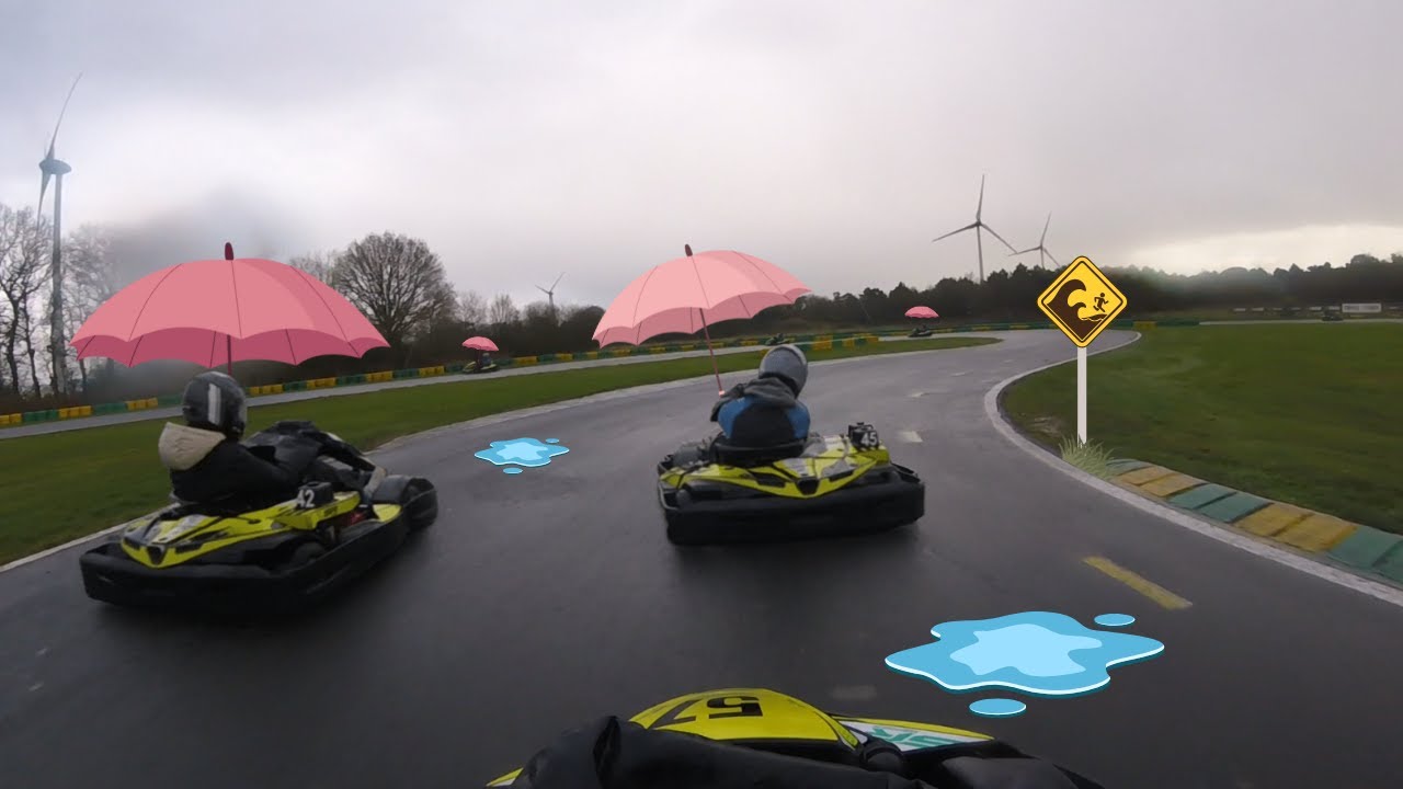 Session sous la pluie : Pourrais je garder le contrôle ? - GP Circuit Karting Lamballe