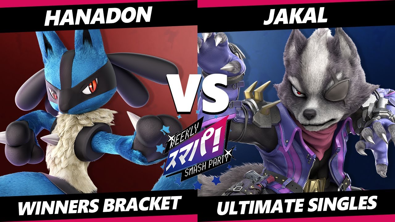 Sumapa 187 - Hanadon (Lucario) Vs. Jakal (Wolf) Smash Ultimate - SSBU