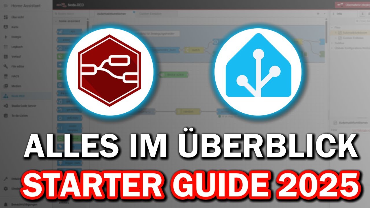 Home Assisstant & Node-Red - Quick Start Guide 2025