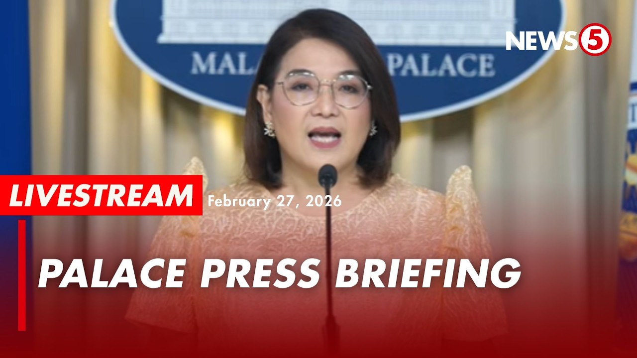 LIVE | Palace Press Officer Usec. Claire Castro holds press briefing