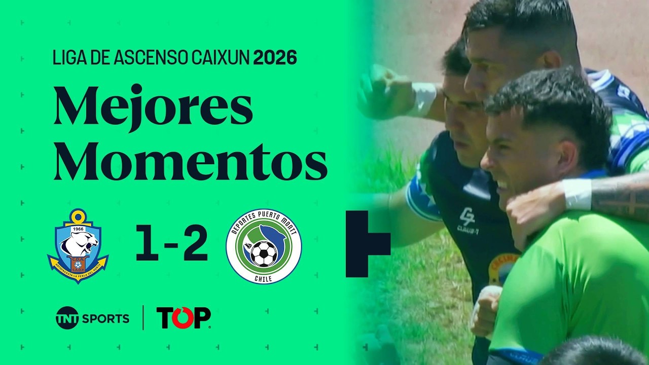 Compacto TOP | ⚪️🔵 Dep. Antofagasta 1-2 🟢⚪️ Dep. Puerto Montt | Liga de Ascenso Caixun 2026 -Fecha 2