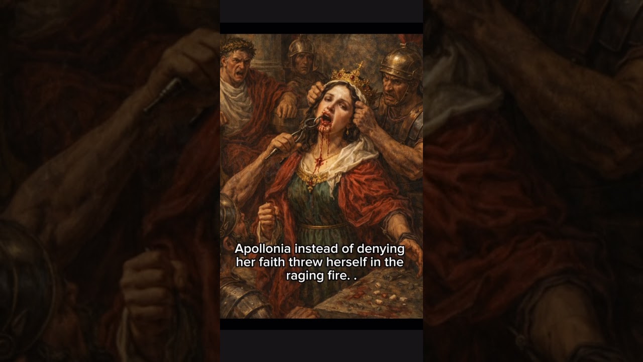 Saint Apollonia Of Alexandria ✝️.               
