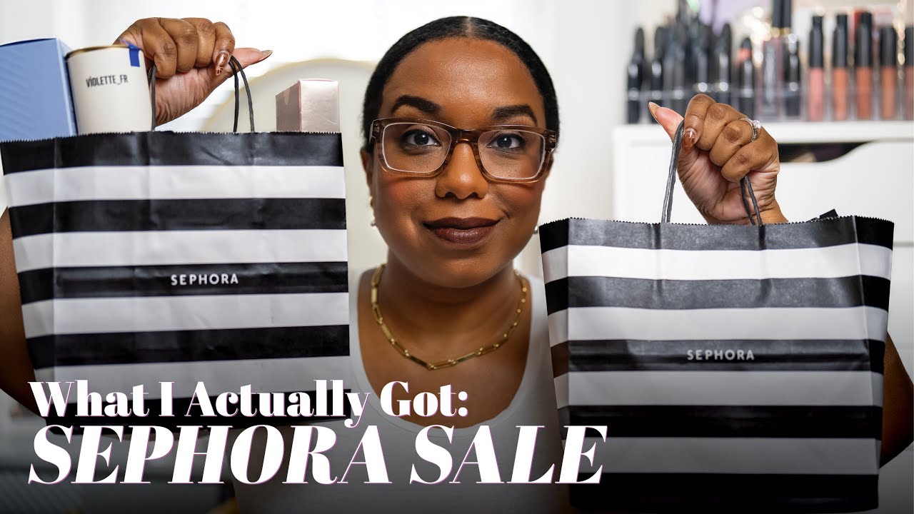 💸Всё, что я купила на распродаже Sephora! Плюс общий трофей и первые впечатления 💄Смотрите в 4K!