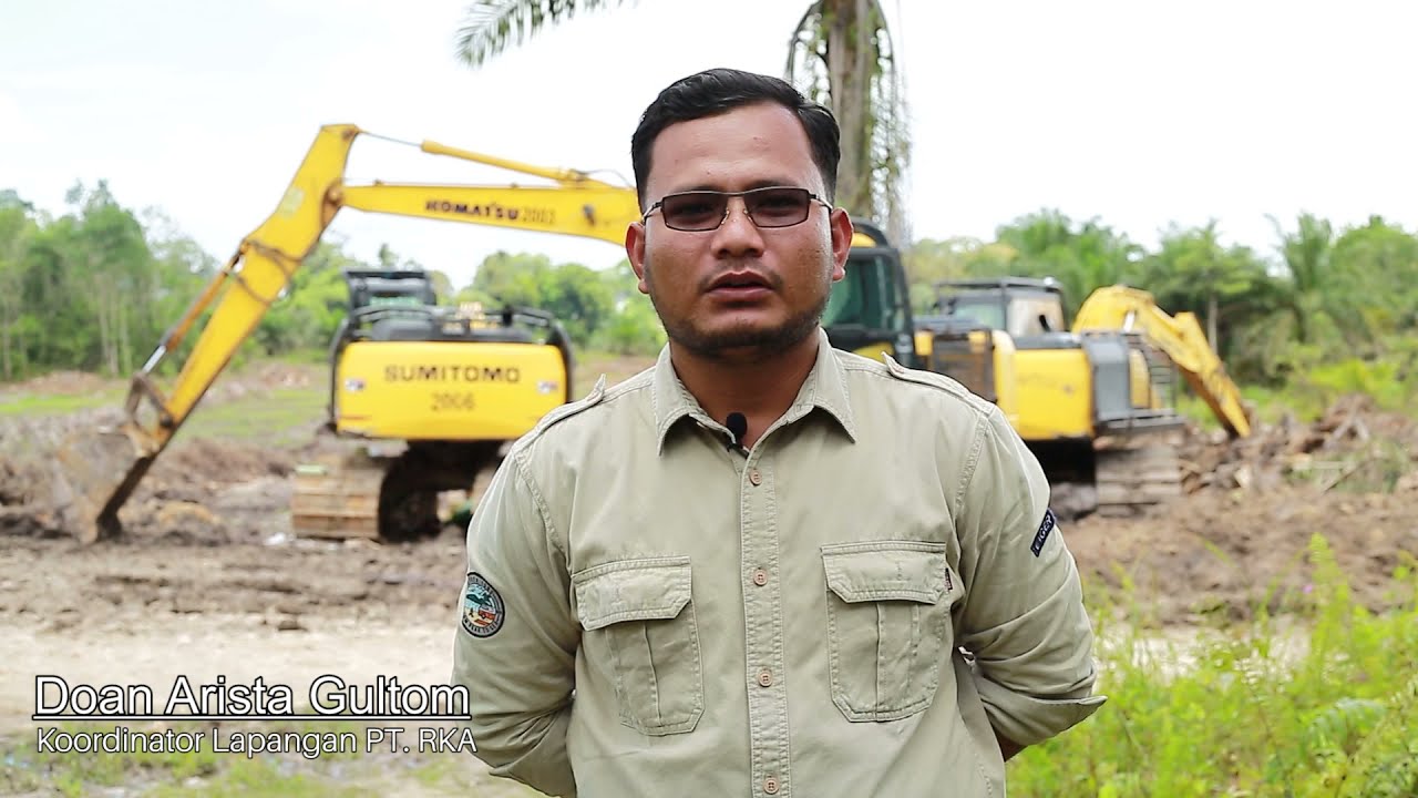 Replanting Kelapa Sawit, Underbrushing & Double Terasering, by PT. Roswell Karya Abadi (RKA).