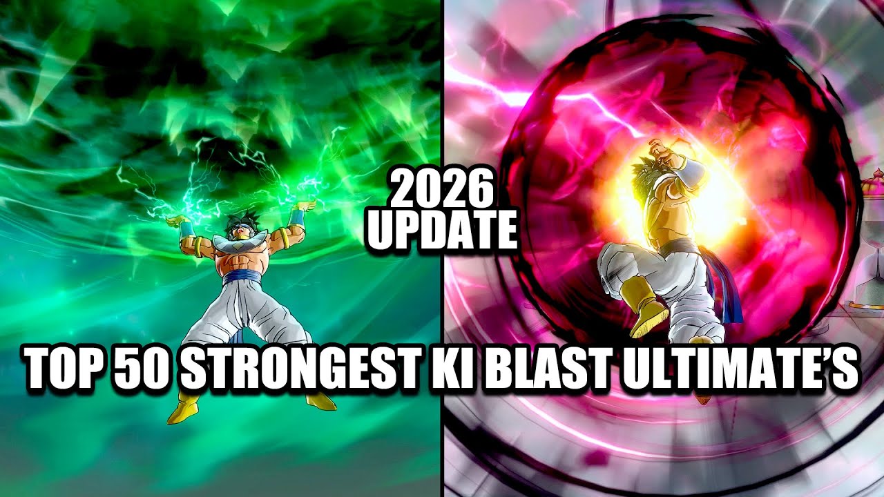 TOP 50 STRONGEST KI BLAST ULTIMATES IN DRAGON BALL XENOVERSE 2