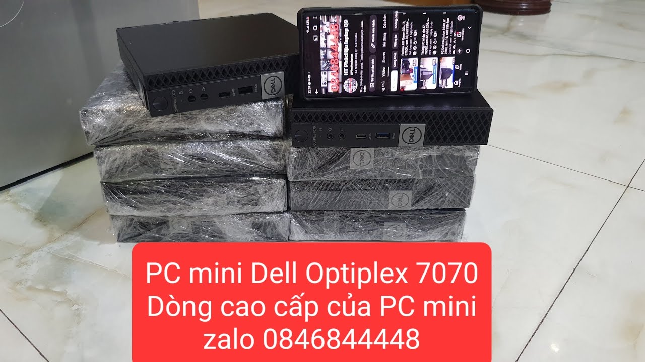 PC mini d&ograve;ng cao cấp Dell Optiplex 7070, i5 9500T, ram 8, ssd 128, đẹp k&egrave;m nguồn. #pc 