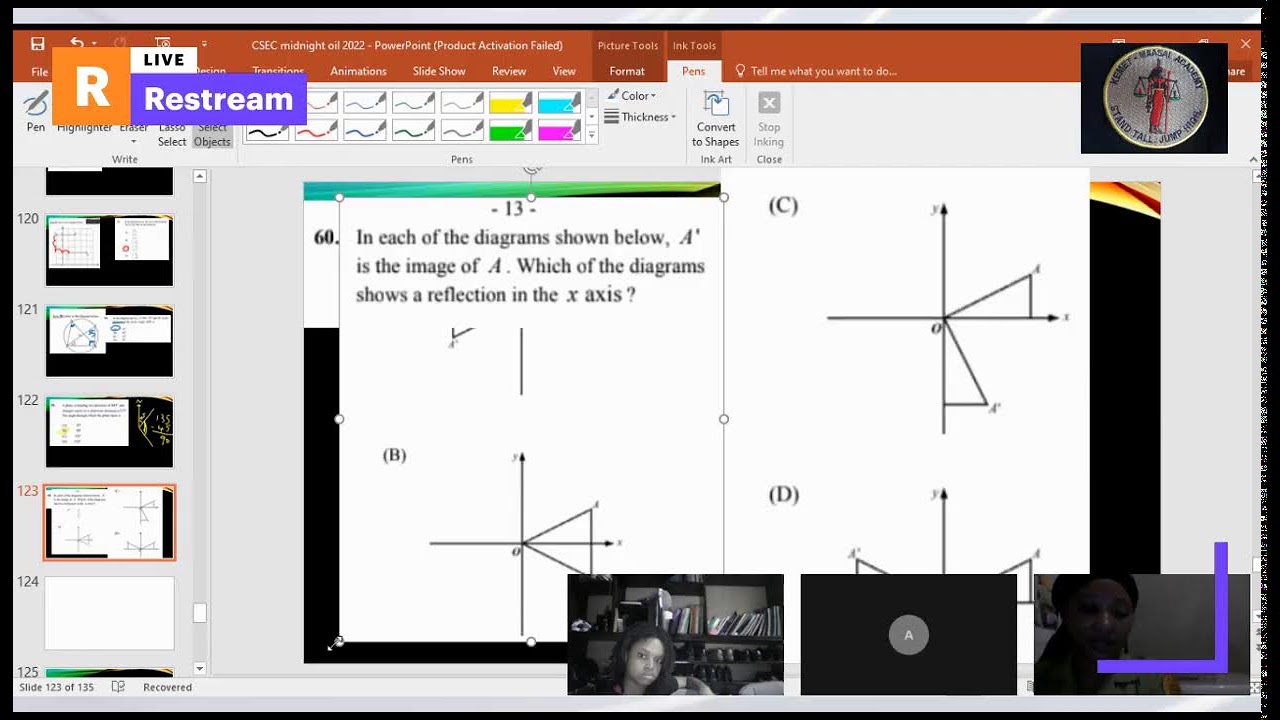 CSEC Math: Multiple Choice Paper 1 (Jan 2007) Midnight Oill Session