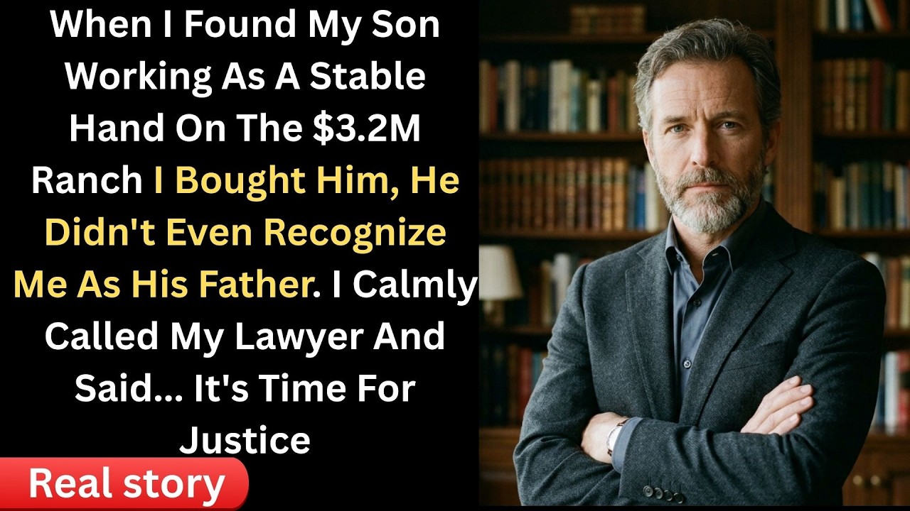 My Son Was Supposed to Own the Ranch I Bought Him…Instead I Found Him Working There as a Stable Hand