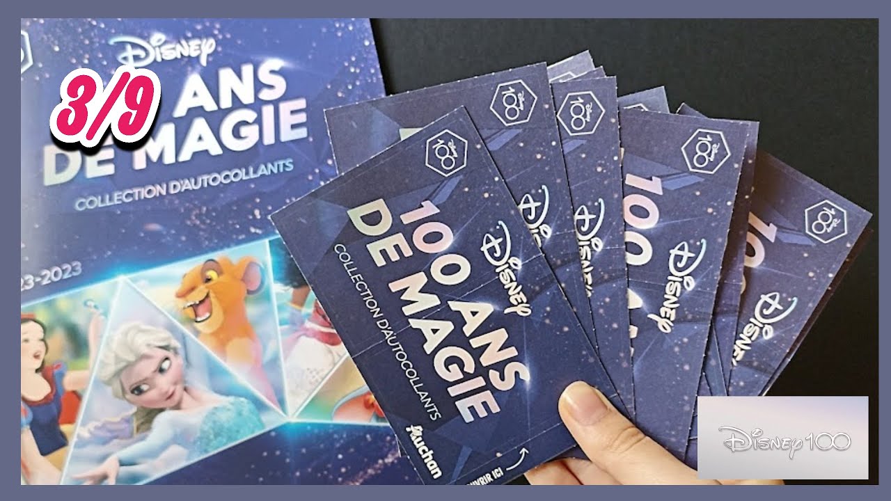 {ASMR} Disney 100 Years of Magic - Sticker Album [3/9]