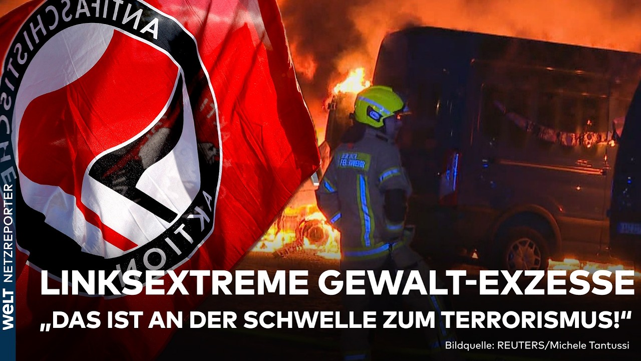 DEUTSCHLAND: Linksextreme Gewalt steigt &ndash; Brandanschlag auf AfD und Diskussionen um Antifa-Verbot!