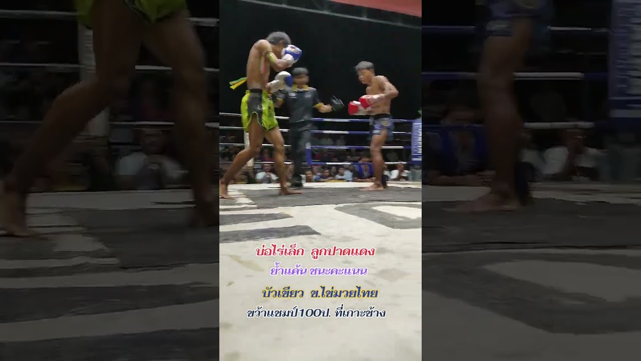 บ่อไร่เล็ก ลูกปากแดง ชนะคะแนน บัวเขียว ข.ไข่มวยไทย ย้ำแค้นหนที่2 คว้าแชมป์ ที่เกาะช้าง 10 ม.ค 69