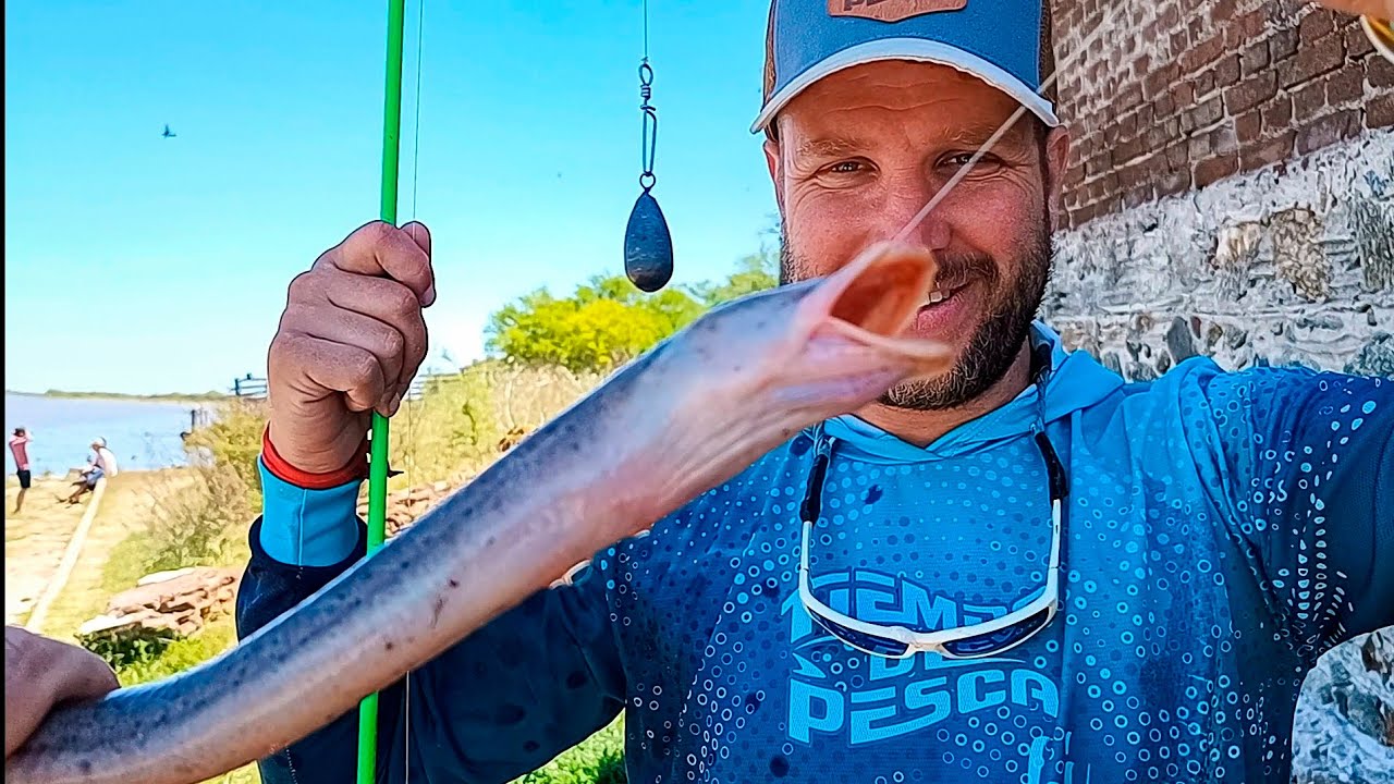 PESCA EN EL PUERTO DE GUALEGUAY - MIRÁ LO QUE LE PICÓ A PABLO - INCREÍBLE !!!  ( PARTE 1 ).