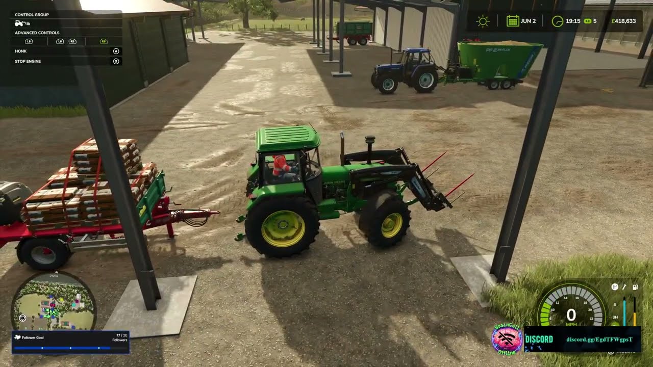 VOD: Famring Simulator 25: Farm That Land - Bales & Cows !discord