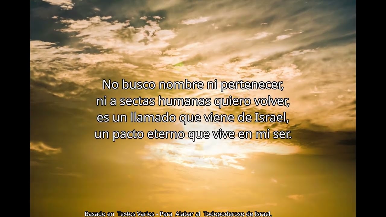 CANCIÓN “ Aguas vivas ”  Basado en  Textos varios