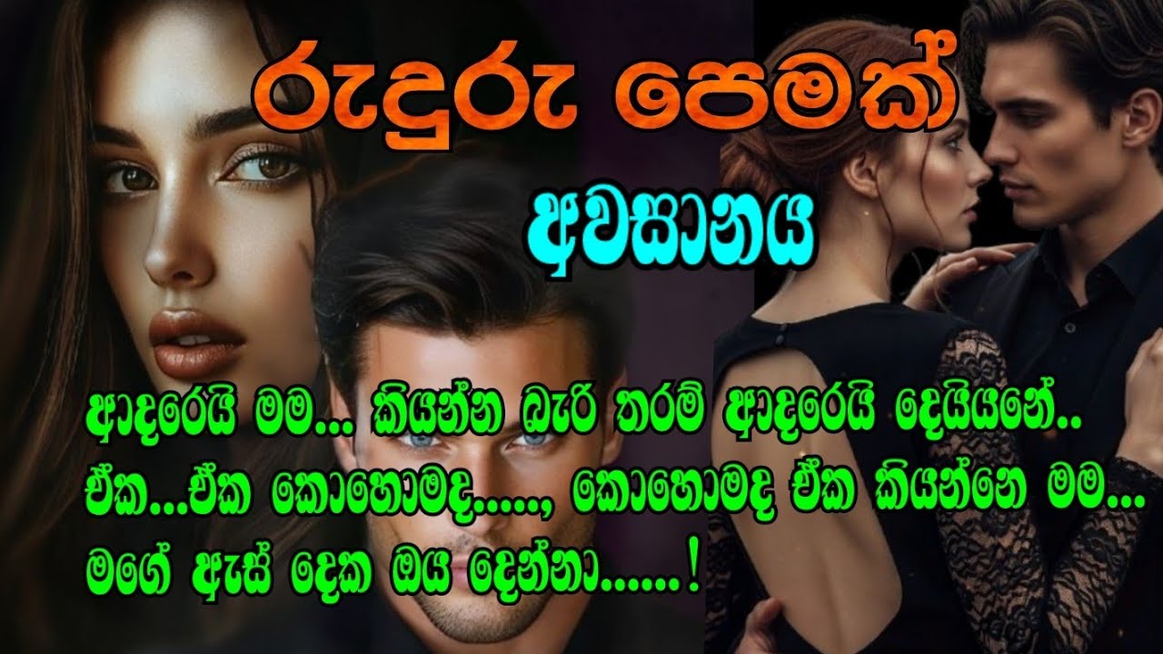 රුදුරු පෙමක් -අවසානය | ආදරෙයි මම... කියන්න බැරි තරම් ආදරෙයි දෙයියනේ.. ඒක...ඒක කොහොමද කියන්නෙ මන්