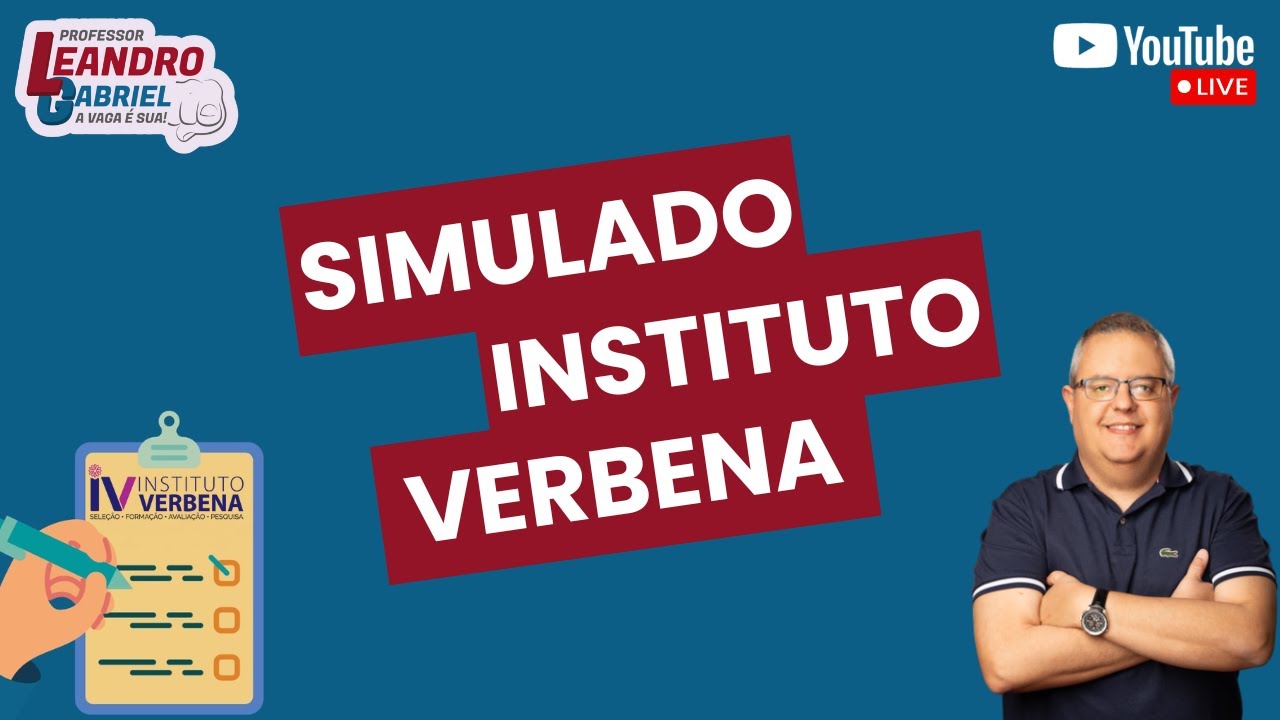 🔴 LIVE: Simulado Instituto Verbena!