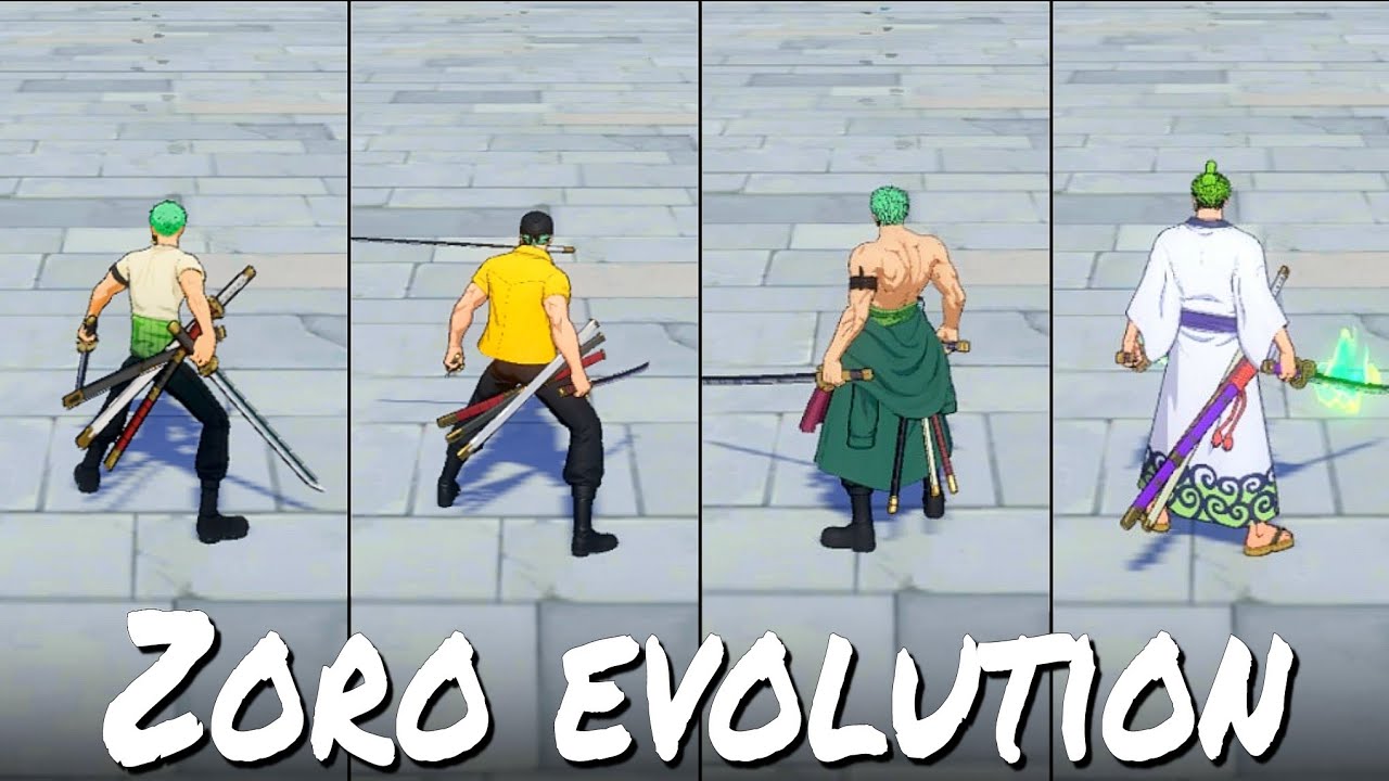 ALL ZORO COMPLETE MOVESET | One Piece Fighting Path