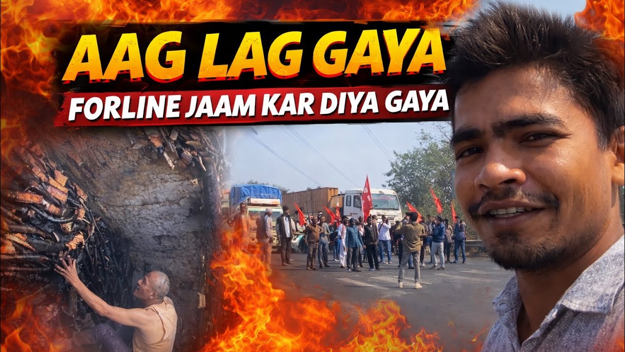 🔥 Aag Lag Gayi! Road Par Bhayanak Jam 😱