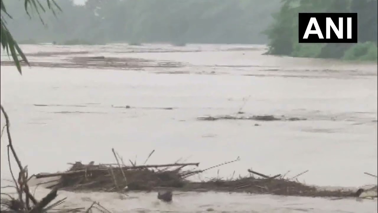 Dhemaji: 300-meter-long iron bridge connecting Kemi and Oyan washed away by raging floodwaters