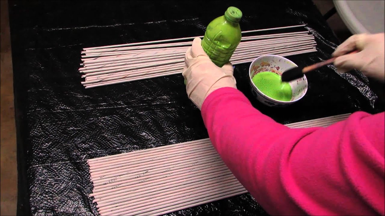 How To: Paint Newspaper Tubes