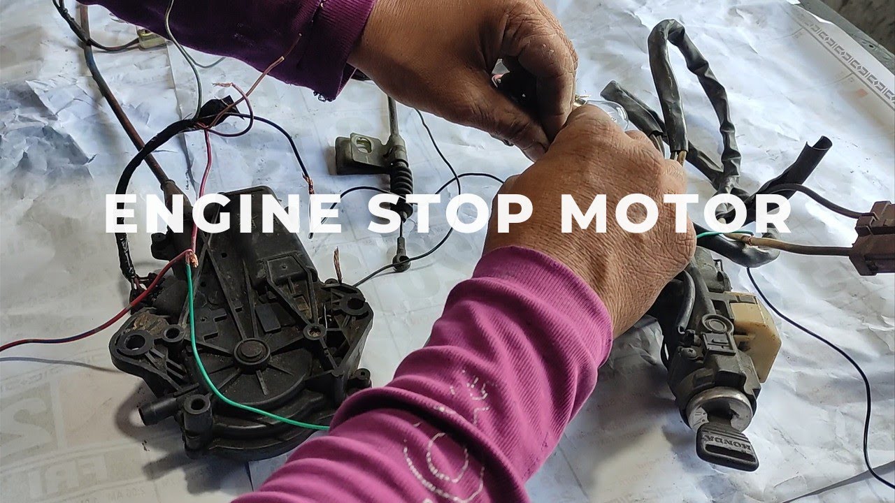 How to Wiring an Engine Stop Motor?