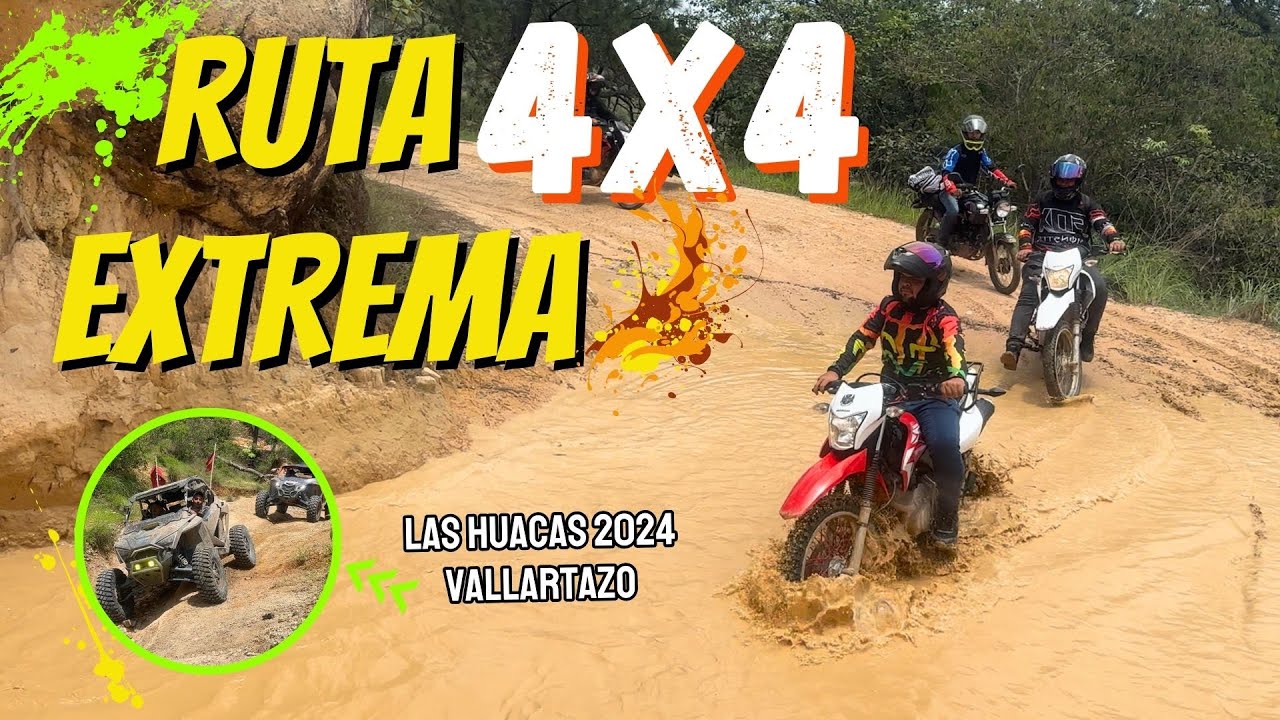 RUTA EXTREMA 4X4 🔥 Las Huacas Vallartazo 2024 🏍️