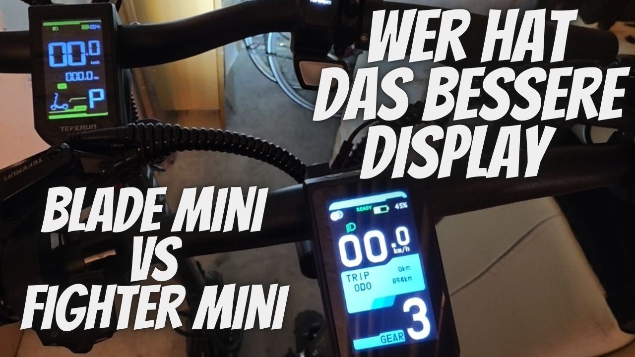 Teverun Blade LCD Vs FighterTFT Display ,welches ist besser 