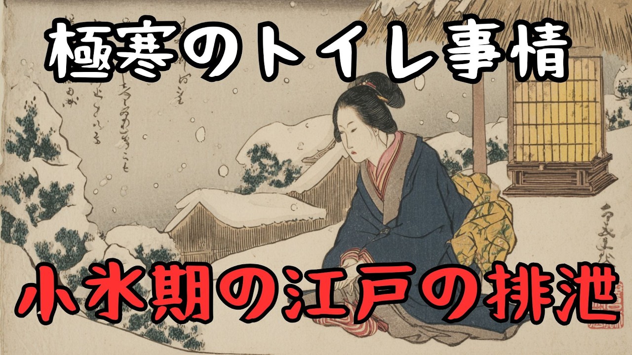 小氷期の江戸で、人々はどのように排泄していたのか？