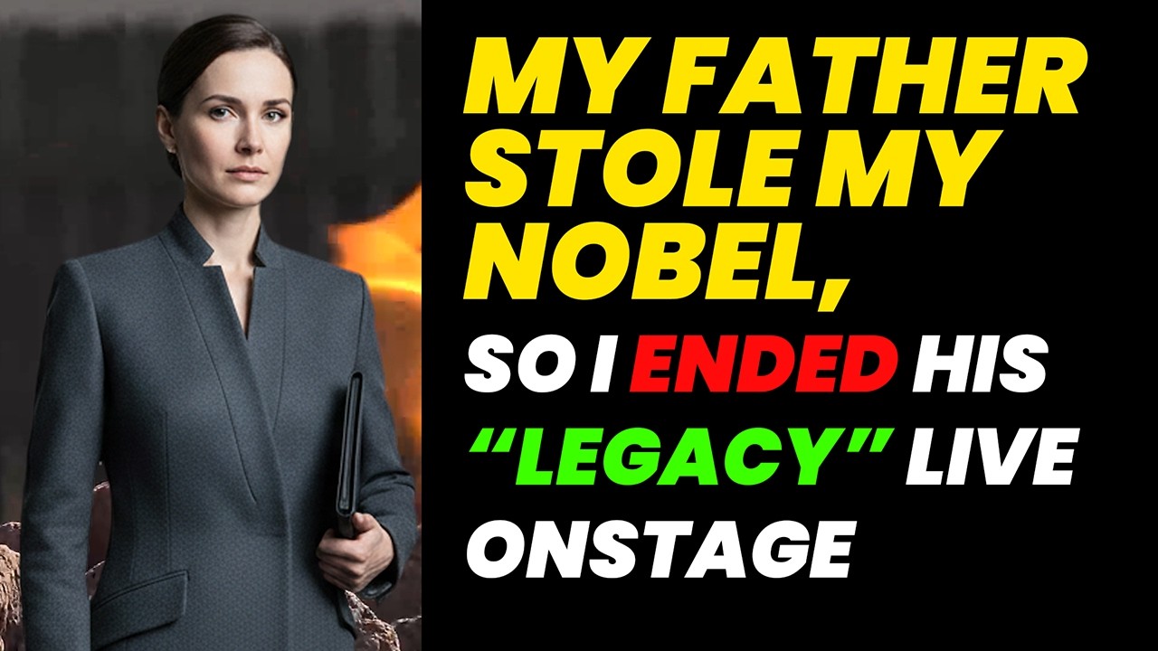 My Father Stole My Nobel—So I Ended His “Legacy” Live Onstage