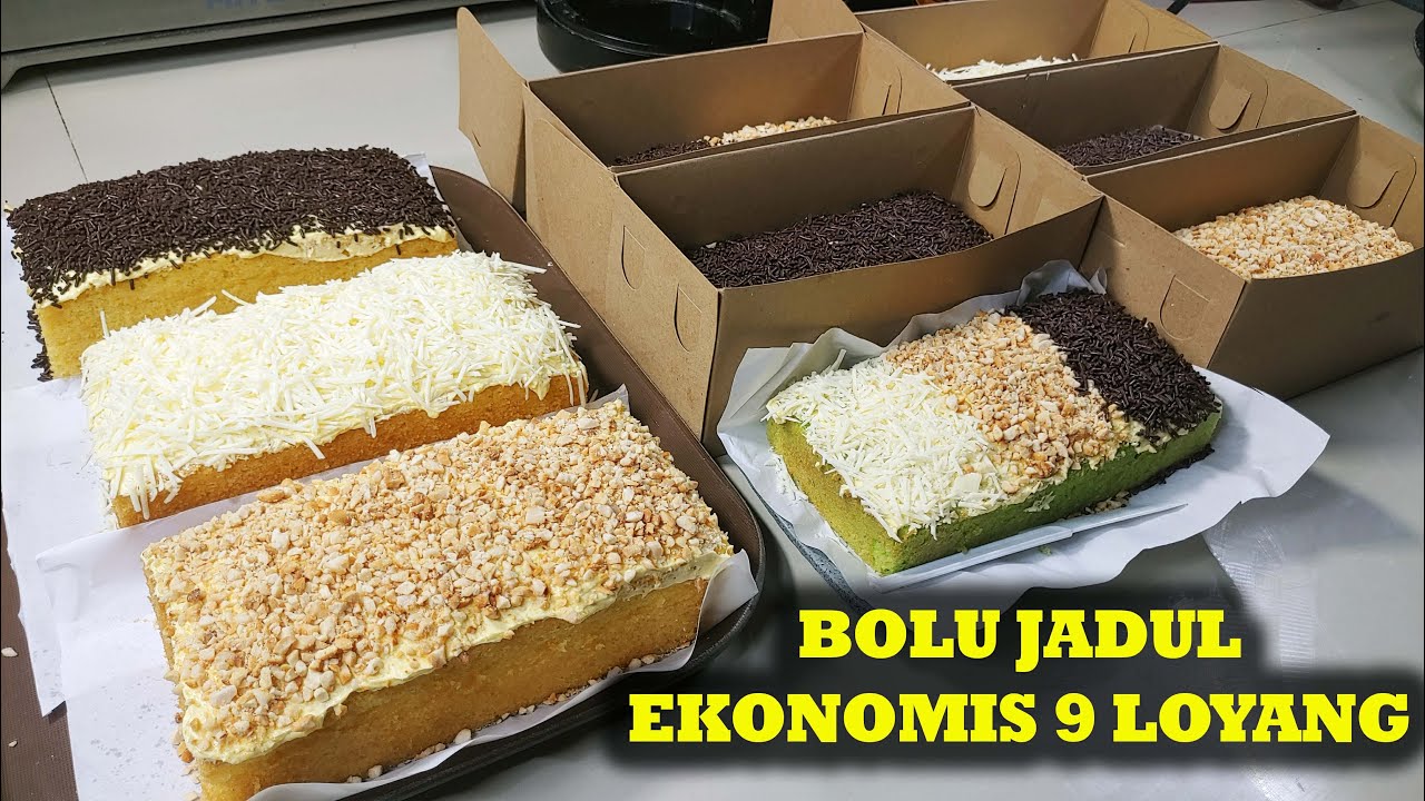 JADI 9 LOYANG !! BOLU JADUL TOPPING KEJU KACANG MESIS EKONOMIS SUPER LEMBUT COCOK UNTUK JUALAN