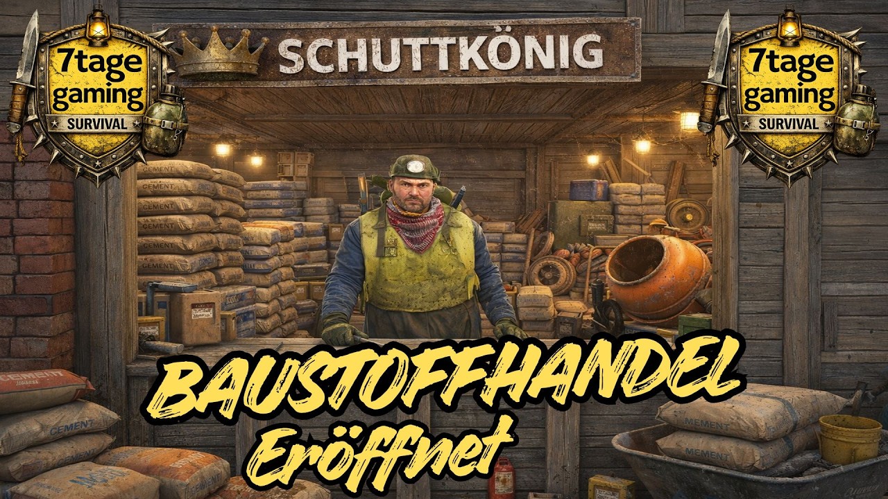 SCUM Gameplay Deutsch | Der Baustoffhandel ist Eröffnet