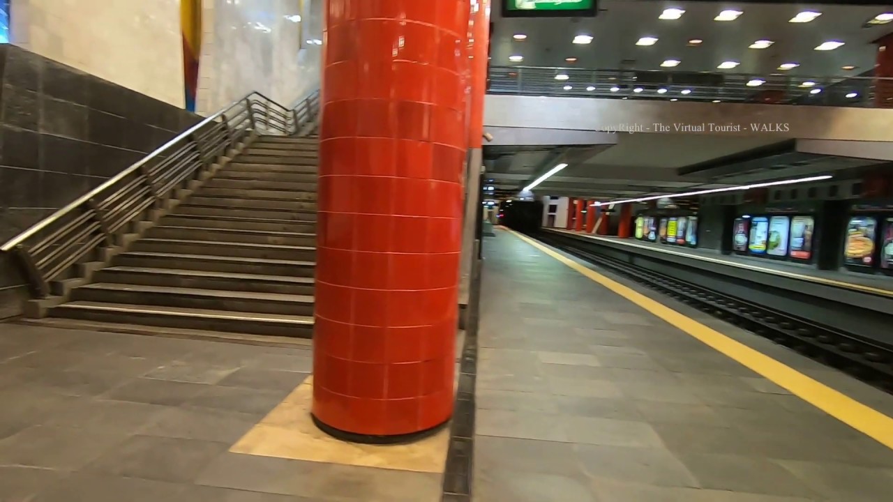 Lisbon - A Walk Around the  Chelas Metro Station in Lisbon, Portugal