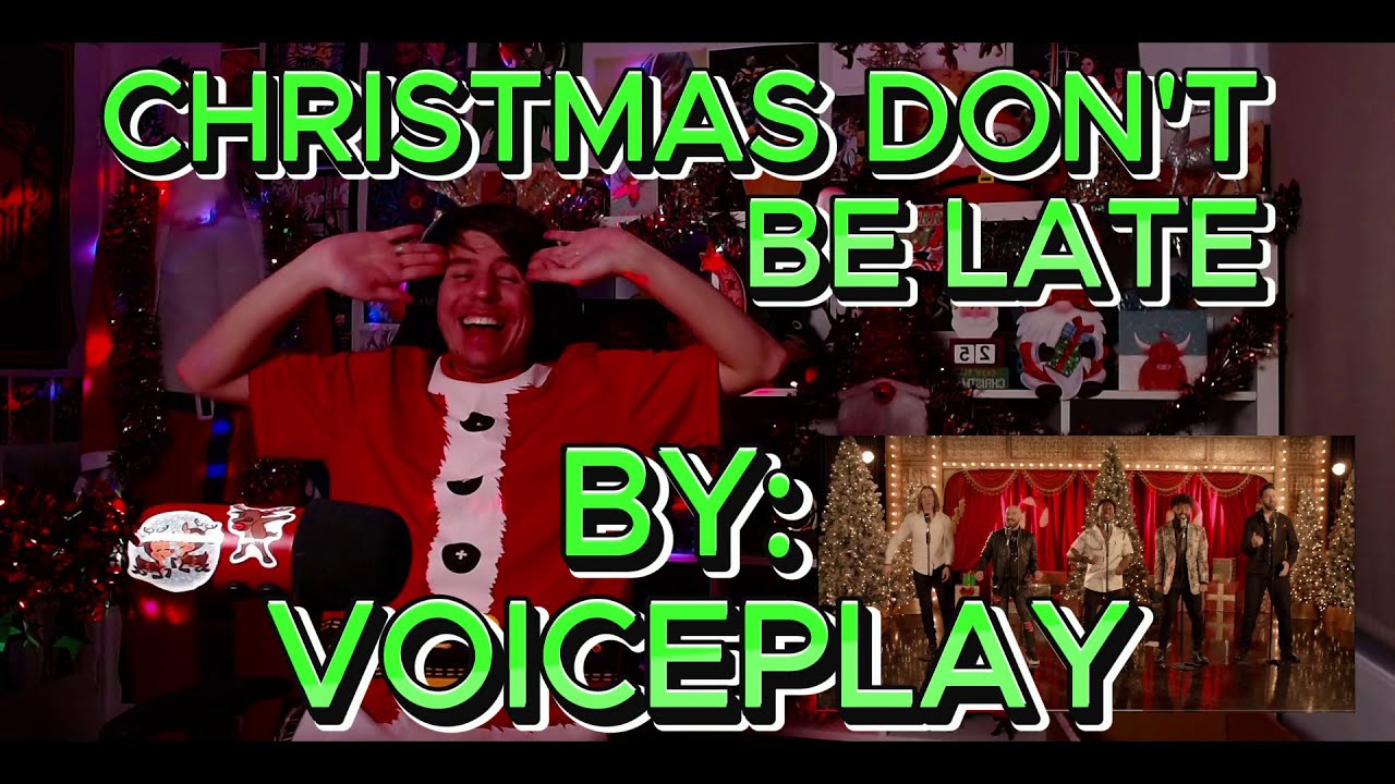 THOSE RUNS!!!!!! Blind reaction to Voiceplay - The Chipmunk Song Ft. Deejay Young