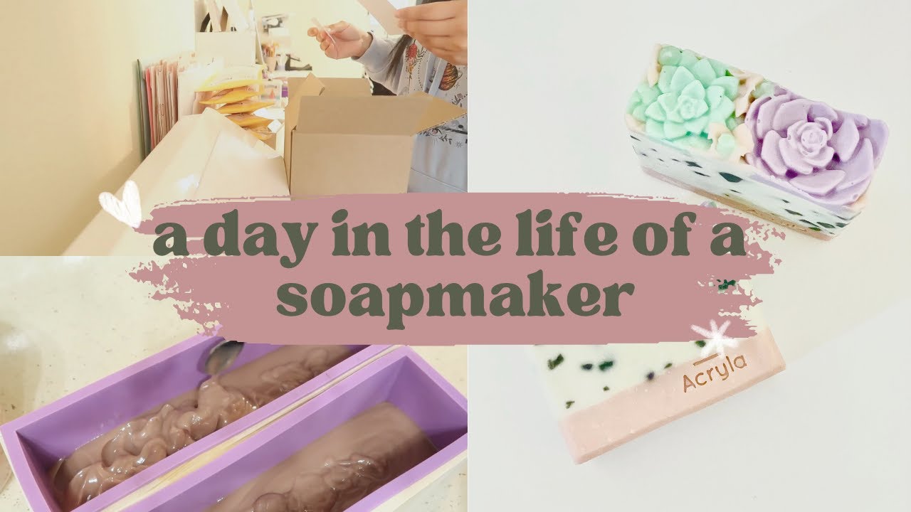 Making Soap • Packing Orders • Cooking! A day in the life VLOG #soap #soapmaking #adayinmylife