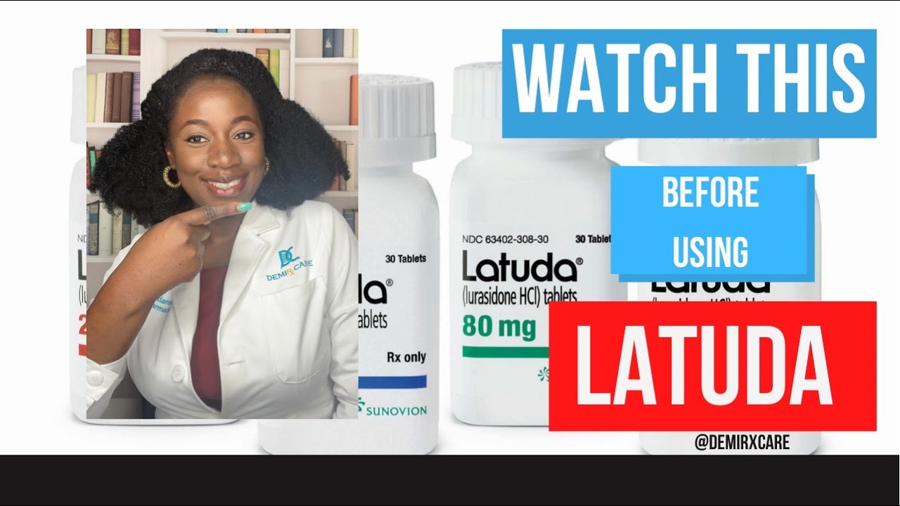 #howtouse Latuda | Lurasidone |Bipolar disorder | Schizophrenia medication| side effects of Latuda