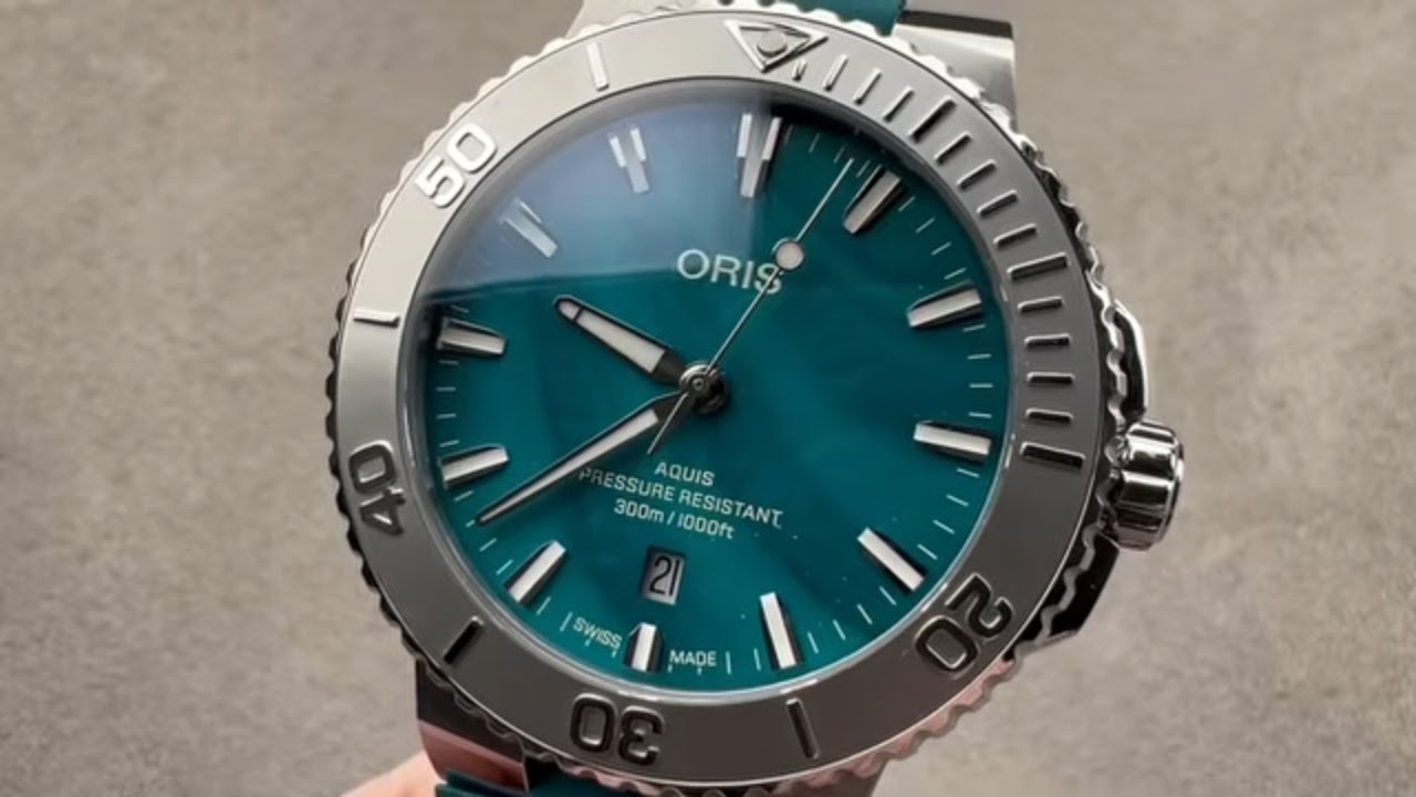 Обзор часов Oris Aquis New York Harbor Limited Edition II 01 733 7789 4187-SET