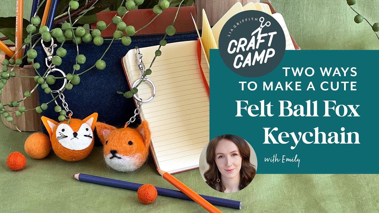How to Make Adorable Felt Fox Keychains - Perfect DIY Gifts!
